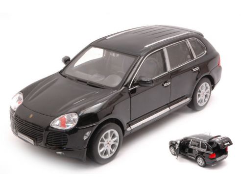 WELLY WE22431BK PORSCHE CAYENNE TURBO BLACK 1:24 Modellino