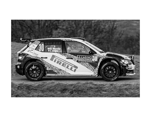 IXO MODEL RAM749 SKODA FABIA R5 N.30 MONTE CARLO 2020  MUNSTER-LOUKA 1:43 Modellino
