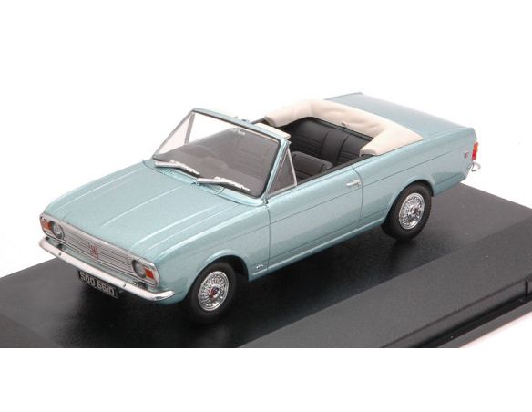 OXFORD OXF43CCC001B FORD CORTINA MKII CRAYFORD CONVERTIBLE LIGHT BLUE CANOPY OPEN 1:43 Modellino