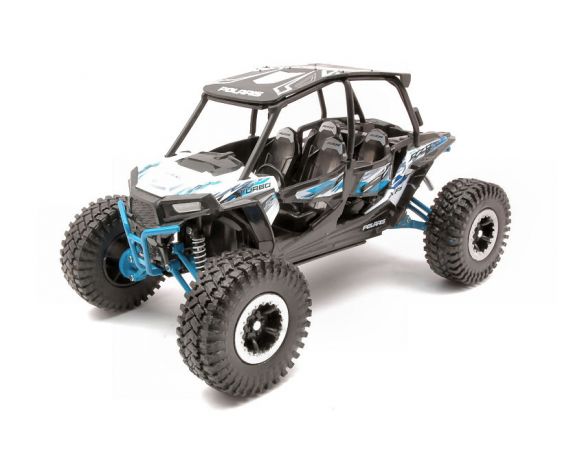 NEW RAY NY57976W POLARIS RZR XP TURBO EPS XTREME OFF ROAD WHITE 1:18 Modellino