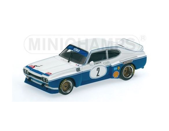 MINICHAMPS 430748002 FORD CAPRI RS 3100 R. STOMMELEN DRM 1974 Modellino