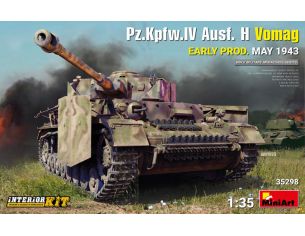 MINIART MIN35298 PZ.KPFW.IV AUSF.H VOMAG EARLY PRODUCTION KIT 1:35 Modellino