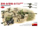 MINIART MIN35369 ZIS-2/ZIS-3WITH LIMBER & CREW 2 IN 1 KIT 1:35 Modellino