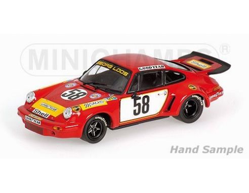 MINICHAMPS 430756958 PORSCHE 911 CARRERA RSR GELO FITZPATRICK 24H LE MANS 1975 Modellino