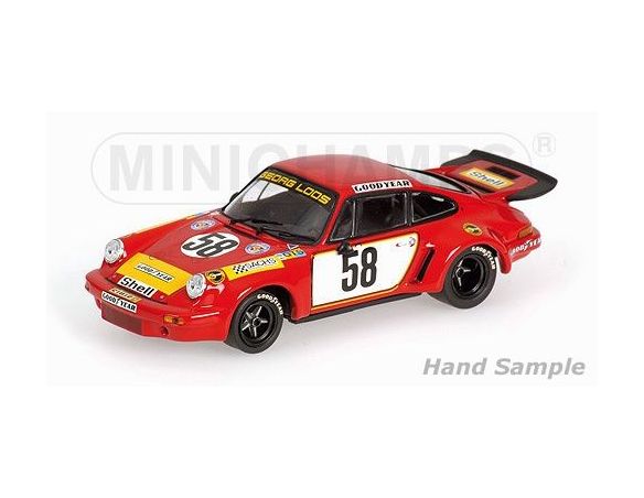 MINICHAMPS 430756958 PORSCHE 911 CARRERA RSR GELO FITZPATRICK 24H LE MANS 1975 Modellino