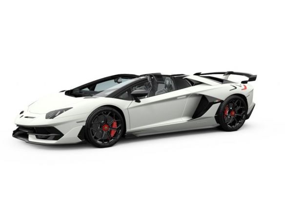 LOOKSMART LS501B LAMBORGHINI AVENTADOR SVJ ROADSTER PHANES WHITE 1:43 Modellino