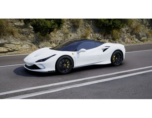 LOOKSMART LS503SE7 FERRARI F8 TRIBUTO CERVINO WHITE W/BLACK ROOF 1:43 Modellino
