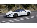 LOOKSMART LS503SE7 FERRARI F8 TRIBUTO CERVINO WHITE W/BLACK ROOF 1:43 Modellino