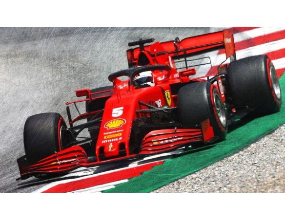 LOOKSMART LSF1030 FERRARI SF1000 N.5 AUSTRIAN GP 2020 SEBASTIAN VETTEL 1:43 Modellino