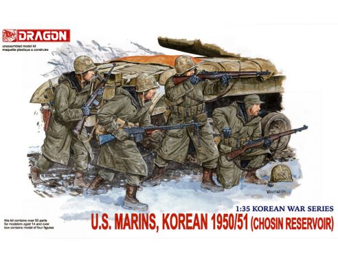 DRAGON D6802 US MARINES KOREA 1950-51 KIT 1:35 Modellino