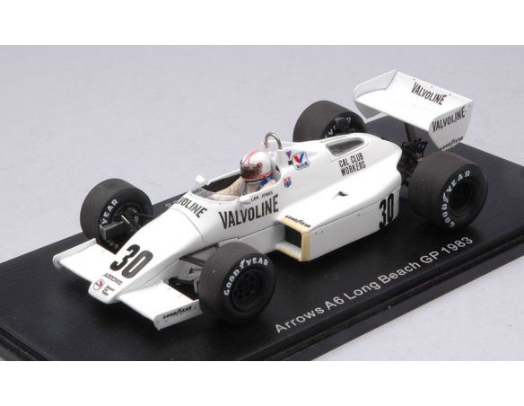 SPARK MODEL S5780 ARROWS A6 ALAN JONES 1983 N.30 LONG BEACH GP 1:43 Modellino