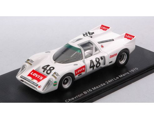 SPARK MODEL S9400 CHEVRON B16 MAZDA N.48 LM 1970 J.VERNAEVE-Y.DEPREZ 1:43 Modellino
