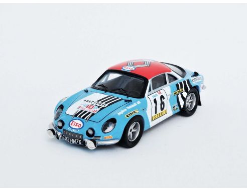 TROFEU TFRRAL103 ALPINE RENAULT A110 N.16 6th TAP RALLY 1974 NEYRET-VANONI 1:43 Modellino