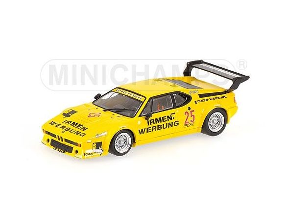 MINICHAMPS 430802525 BMW M1 TEAM CASSANI DRM 1980 M. WINKELHOCK Modellino