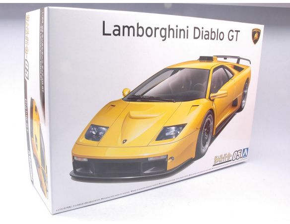 AOSHIMA ABK05899 LAMBORGHINI DIABLO GT  KIT 1:24 Modellino