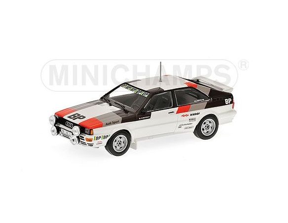 MINICHAMPS 430811900 AUDI QUATTRO RALLY 1981 MICHELE MOUTON Modellino