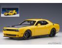 AUTOART AA71737 DODGE CHALLENGER SRT 2018 YELLOW/BLACK 1:18 Modellino