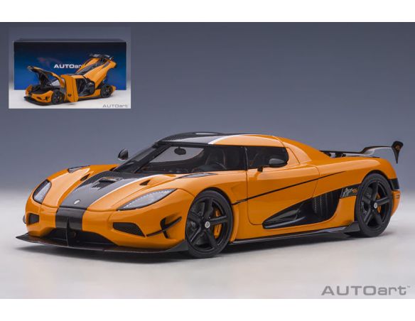 AUTOART AA79023 KOENIGSEGG AGERA RS 2015 ORANGE/CARBON 1:18 Modellino