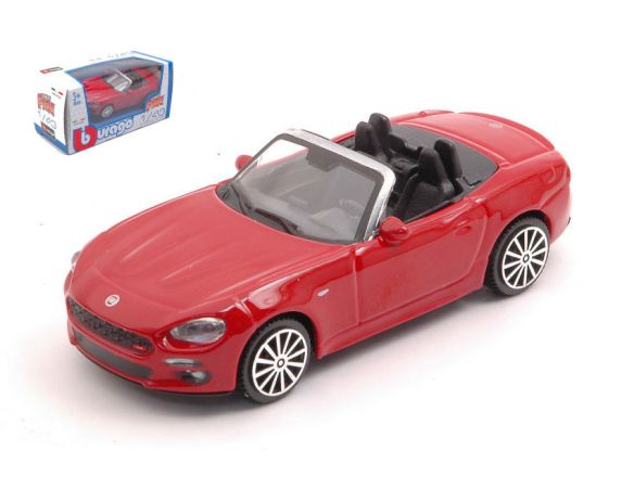 BBURAGO BU30424R FIAT 124 SPIDER RED 1:43 Modellino