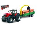 BBURAGO BU31659 MASSEY FERGUSON 8740S + CARRO SOLLEVATRONCHI cm 10 + 15 Modellino