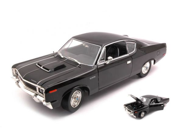 LUCKY DIE CAST LDC92778BK AMC REBEL MACHINE 1970 BLACK 1:18 Modellino