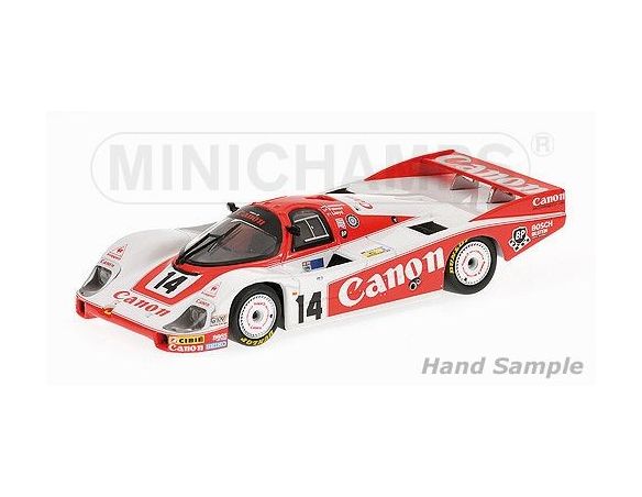 MINICHAMPS 430836514 PORSCHE 956 CANON 24H LE MANS 1983 PALMER LLOYD LAMMERS Modellino