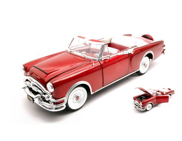 LUCKY DIE CAST LDC92798R PACKARD CARIBBEAN 1953 METALLIC RED 1:18 Modellino