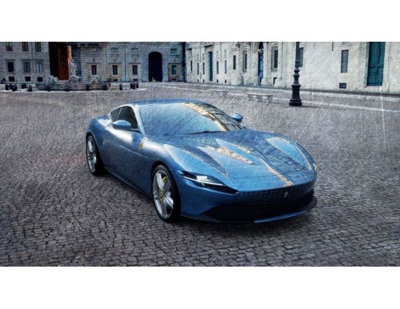 LOOKSMART LS508H FERRARI ROMA CORSA BLUE 1:43 Modellino