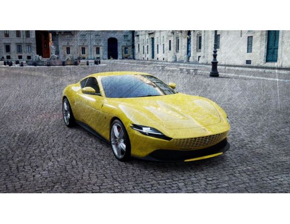 LOOKSMART LS508I FERRARI ROMA GIALLO MODENA 1:43 Modellino