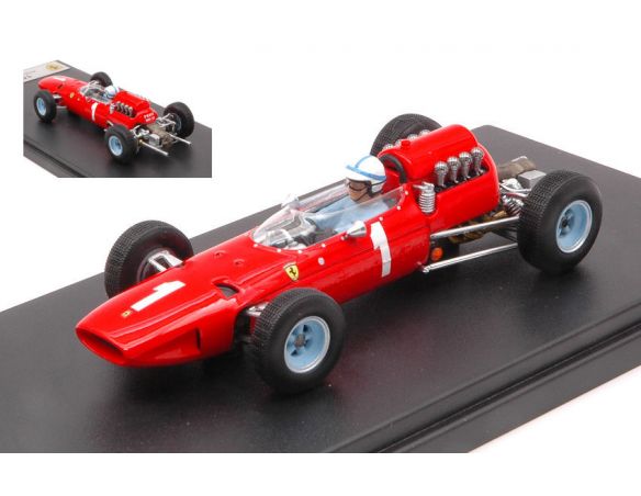 LOOKSMART LSRC069 FERRARI 158 N.1 BELGIUM GP 1965 JOHN SURTEES 1:43 Modellino