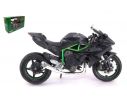 MAISTO MI32708 KAWASAKI NINJA H2 R BLACK/GREEN 1:12 Modellino