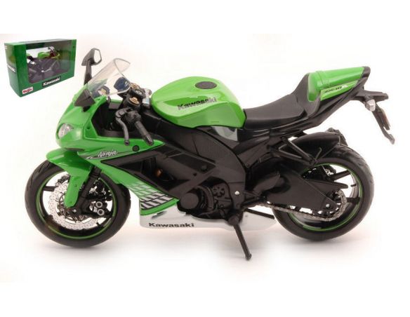 MAISTO MI32709 KAWASAKI NINJA ZX-10R GREEN 1:12 Modellino