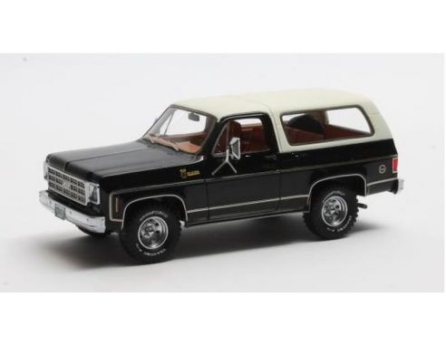 MATRIX SCALE MODELS MX20302-383 CHEVROLET BLAZER K5 81978 BLACK/WHITE 1:43 Modellino