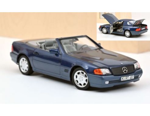 NOREV NV183717 MERCEDES 500 SL 1989 BLUE METALLIC 1:18 Modellino