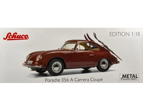 SCHUCO SH0300 PORSCHE 356A C/SCI AMARANT RED 1:18 Modellino