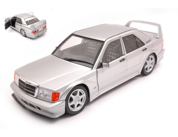 SOLIDO SL1801005 MERCEDES 190 EVO II (W201) 1990 ASTRAL SILVER 1:18 Modellino