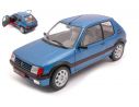 SOLIDO SL1801708 PEUGEOT 205 GTI 1.9L MK1 1988 BLUE MIAMI 1:18 Modellino