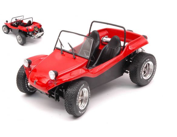 SOLIDO SL1802704 MANX MEYERS BUGGY CONVERTIBLE 1968 RED 1:18 Modellino
