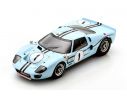SPARK MODEL S18470 FORD GT40 MK2B N.1 WINNER 23 H REIMS 1967 J.SCHLESSER-G.LIGIER 1:18 Modellino