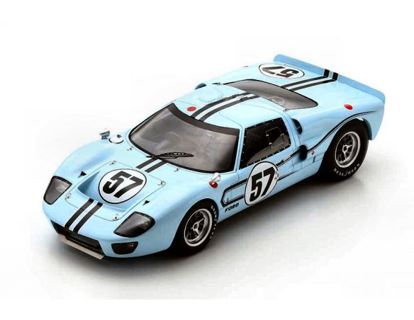 SPARK MODEL S18471 FORD GT40 MK2B N.57 LM 1967 R.BUCKNUM-P.HAWKINS 1:18 Modellino