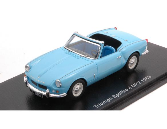 SPARK MODEL S2472 TRIUMPH SPITFIRE 4 MK2 1965 LIGHT BLUE 1:43 Modellino