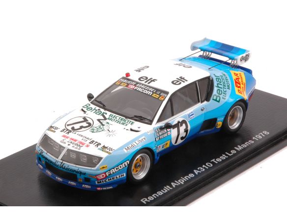 SPARK MODEL S5683 RENAULT ALPINE A310 N.73 TEST LE MANS 1978 D.MORIN-G.D.SAINT PIERRE 1:43 Modellino
