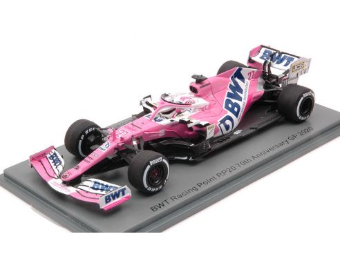 SPARK MODEL S6478 BWT RACING POINT RP20 NICO HULKENBERG 2020 N.27 70th ANNIV.GP 1:43 Modellino