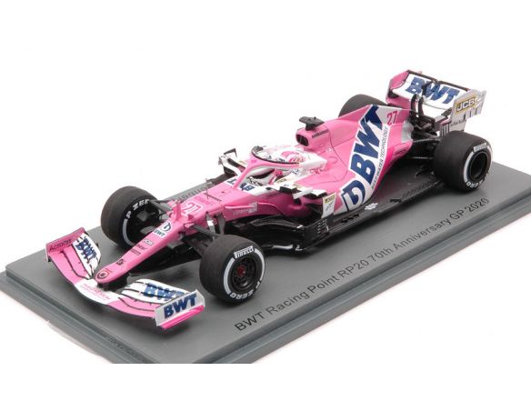 SPARK MODEL S6478 BWT RACING POINT RP20 NICO HULKENBERG 2020 N.27 70th ANNIV.GP 1:43 Modellino
