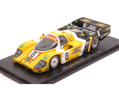 SPARK MODEL S9857 PORSCHE 956 N.8 LM 1984 J.SCHLESSER-M.DE NARVAEZ-S.JOHANSSON 1:43 Modellino