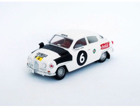 TROFEU TFRRKE05 SAAB 96 N.6 EAST AFRICAN SAFARI 1962 DAVIES-PERROS 1:43 Modellino