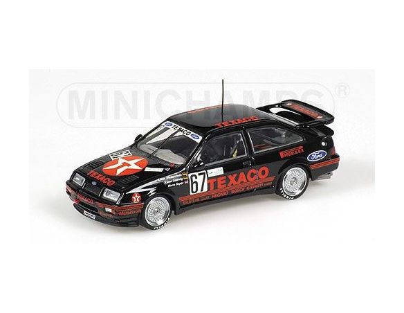 MINICHAMPS 430878067 FORD SIERRA RS COSWORTH TEXACO LUDWIG WINNER NUERBURGRING 1987 Modellino