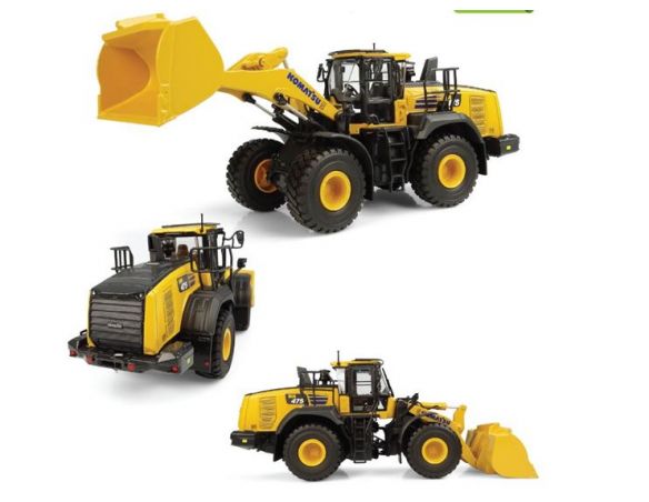 UNIVERSAL HOBBIES UH8146 PALA GOMMATA KOMATSU WA475-10 1:50 Modellino