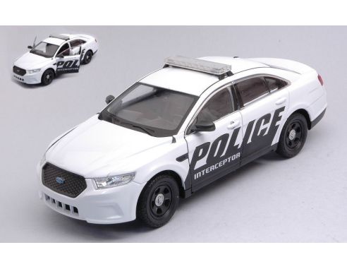 WELLY WE24045WP FORD POLICE INTERCEPTOR WHITE 1:24 Modellino