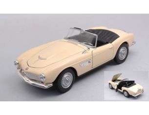 WELLY WE24097CCR BMW 507 LIGHT BEIGE CANOPY OPEN 1:24 Modellino